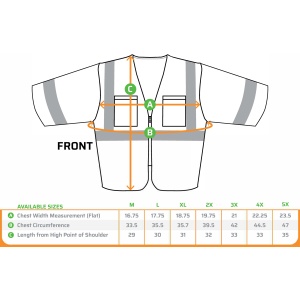 vest-size-chart